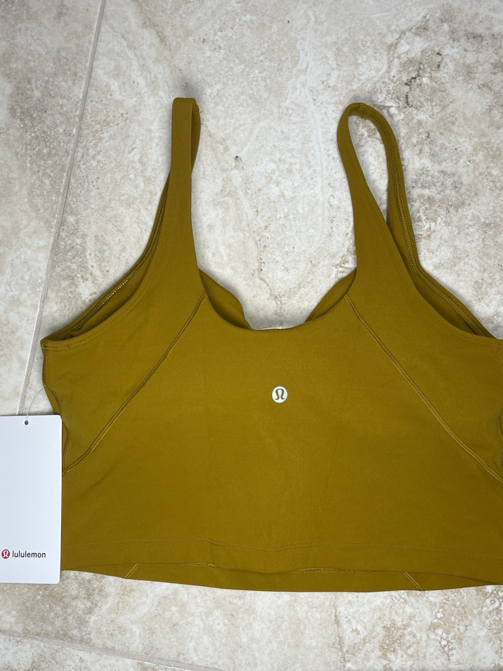 lululemon athletica Olive Green Tank Top